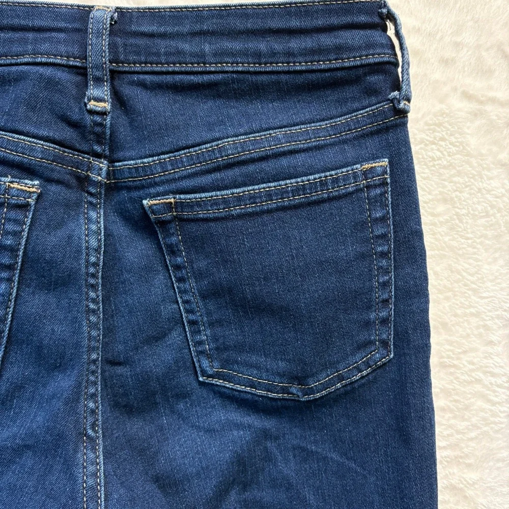 Gap Teen Jeans Girls Sz 14 Sky High Skinny Ankle Dark Wash‎ Stretch Denim